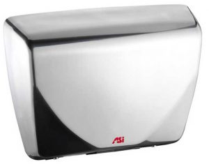 ASI 0185-92 - Hand Dryer - Surface Mounted - Bright Stainless Steel