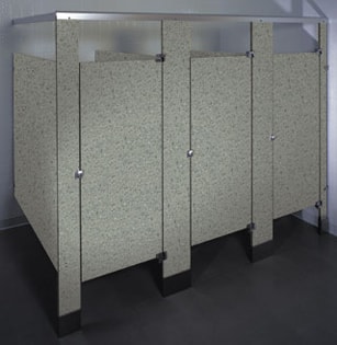 Phenolic Black Core Restroom Stalls