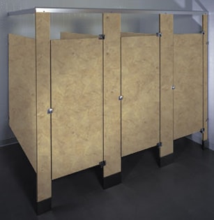 Phenolic Black Core bathroom stalls Toilet Partitions