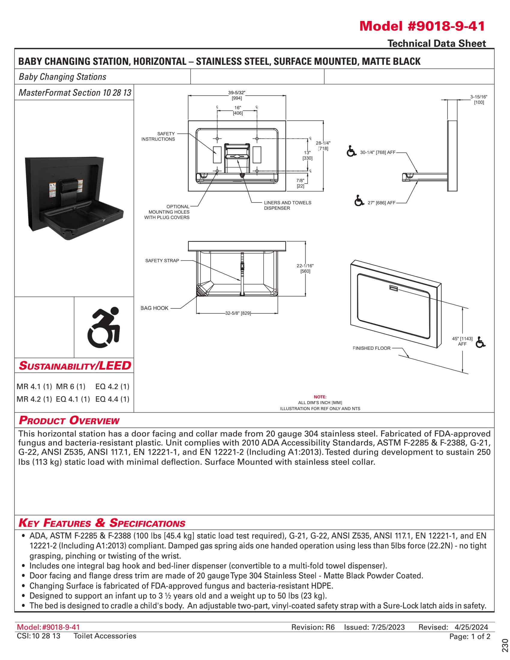 9018-9-41 Baby Changing Station - Image 2